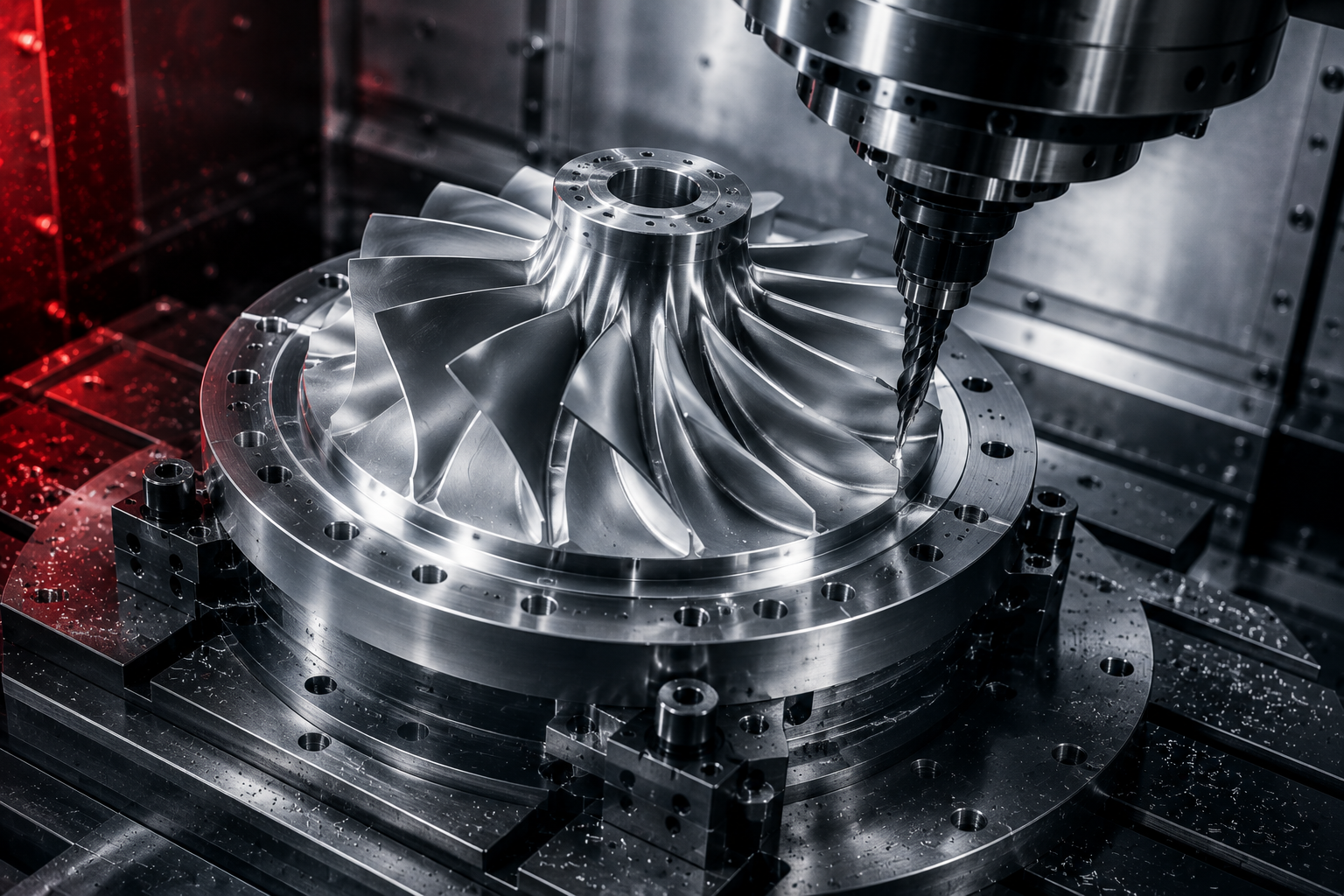 Mastercam Multiaxis Add-on สำหรับงานกัด CNC 4 แกนและ 5 แกน